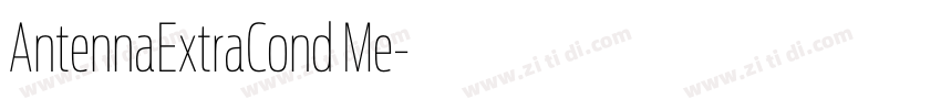AntennaExtraCond Me字体转换